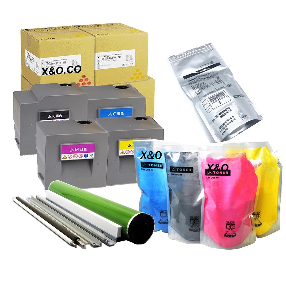 X&O Photocopier Spare Parts Toner Compatible Ricoh Pro 5100 5200 C5100 C5100s C5200s C5110 C5210s MPC6502 MPC8002 MPC 6502 8002