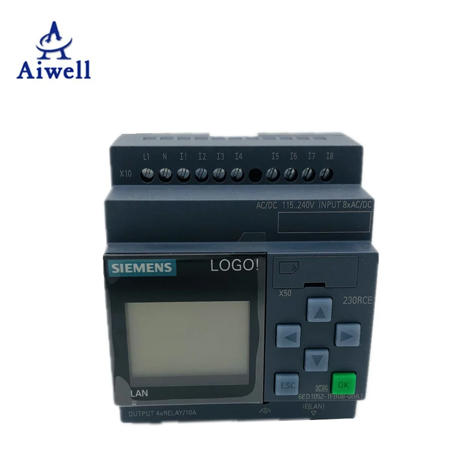 Original Module Siemens PLC Logo 8 6ED1052-1FB08-0BA1 Programmable Controller