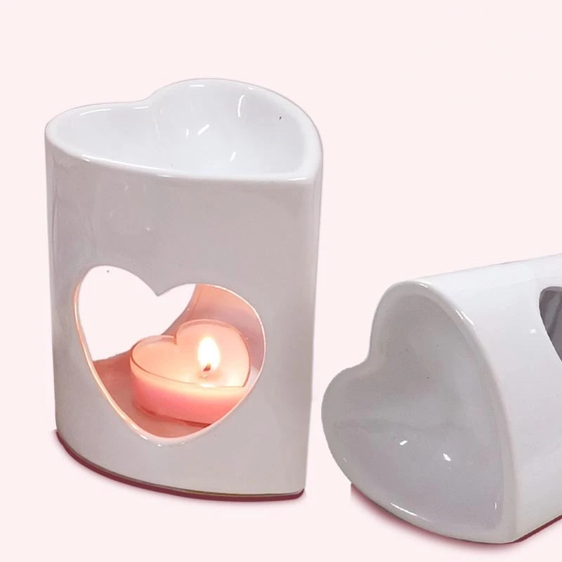 Heart tea light  Essential Oil Burner, Fragrance Warmer Aromatherapy Wax Candle Warmer Diffuser Aromatherapy Stove