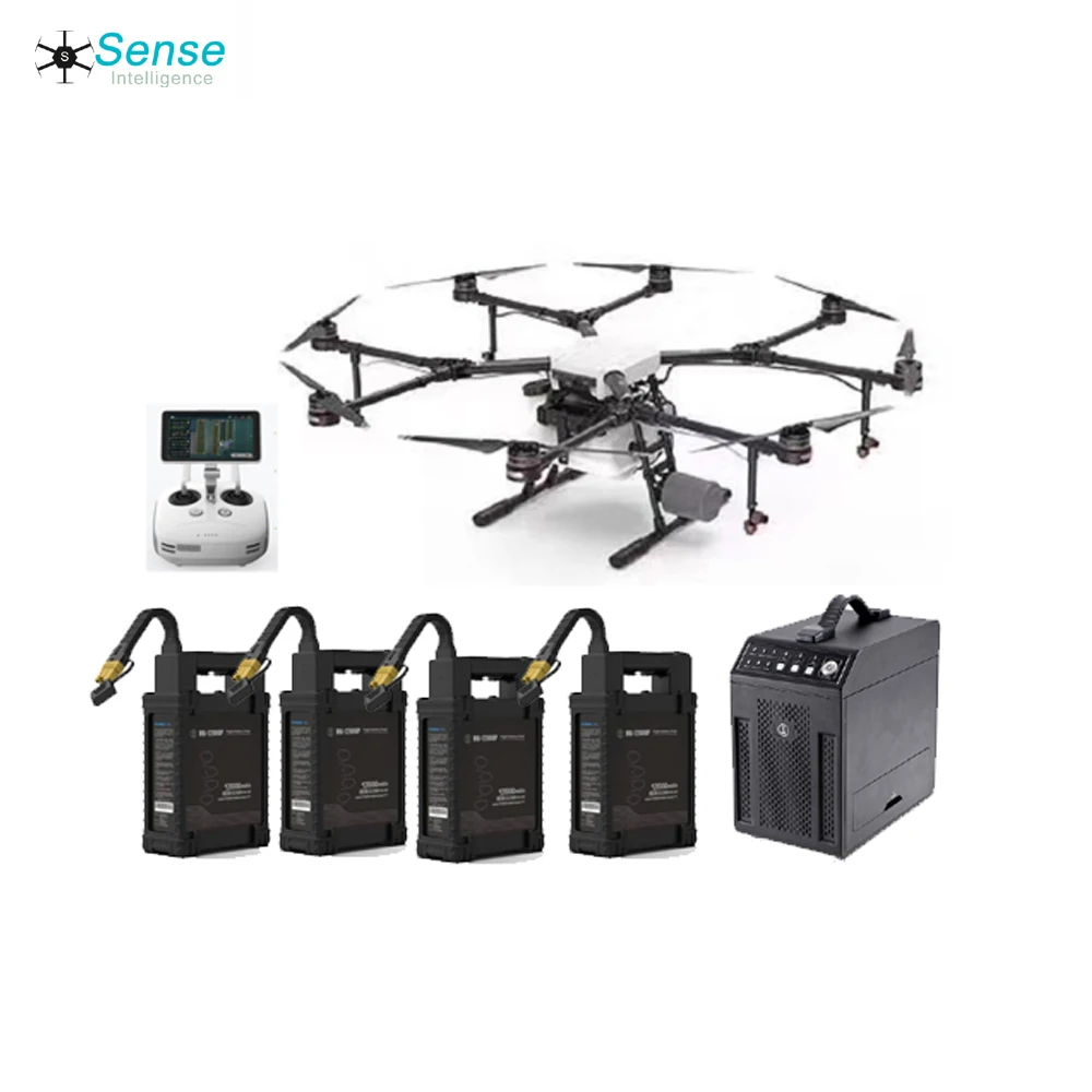 Promotion kit ! agras mg1p mg 1p agras mg-1p 10L drone agriculture sprayer uav with one charger four batteries