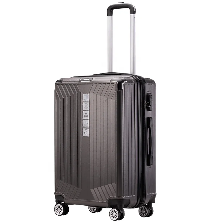 Custom 3 pcs abs suitcase 20' 24' 28' travelling bags spinner luggage sets