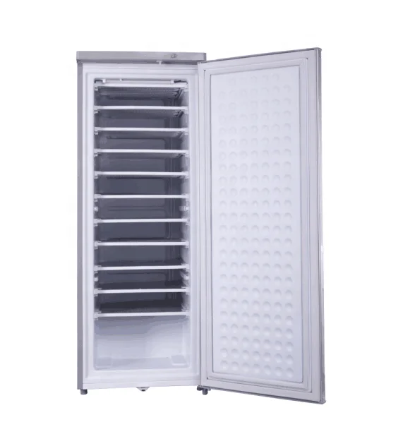 11 layers 220V 198 liters upright freezer per day 70KG solar ice block machine
