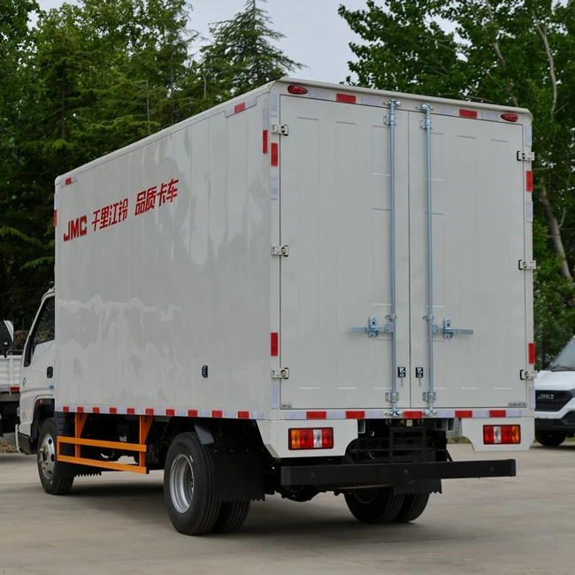Завод по индивидуальному заказу 4X2 130HP JMC грузовик фургон грузовики грузовой с 4 2 счетчиком грузовые коробки