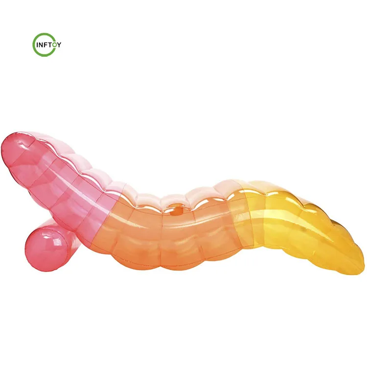 Large Inflatable Luxury Clear Chaise Lounger Pool Float,Inflatable water sofa Inflatable Ride-ons