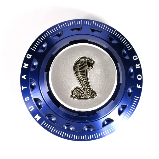 Wholesale Customized Aluminum Alloy Car Wheel Hub Center  For Ford Mustang 2015 Cobra Style Color