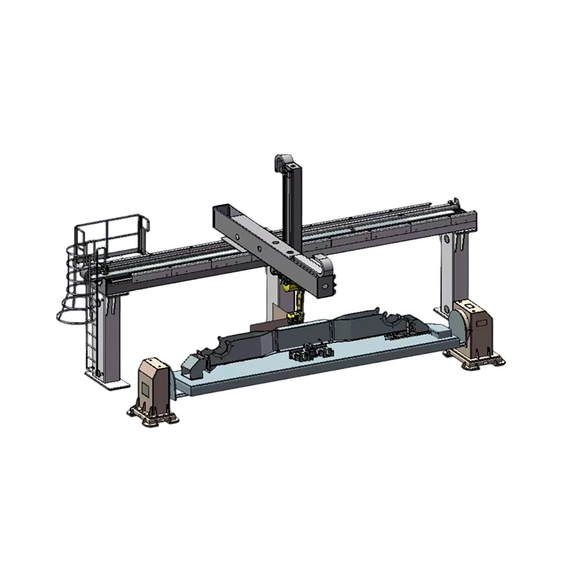 The factory supplies made in china gantry,Sky rails,  trusses 6-9 Axis robot welding station