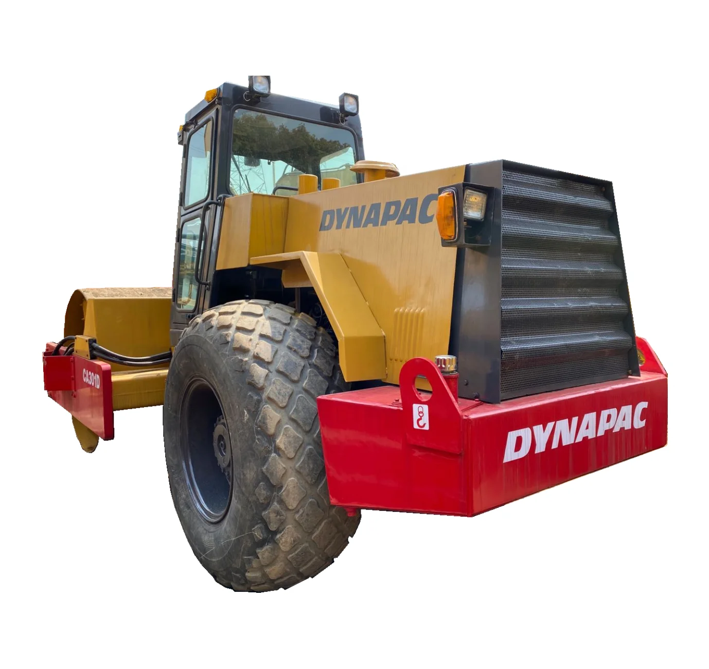 Used single drum steel wheel high power Dynapac CA301D road roller secondhand comfortable ride foundantion construction machine