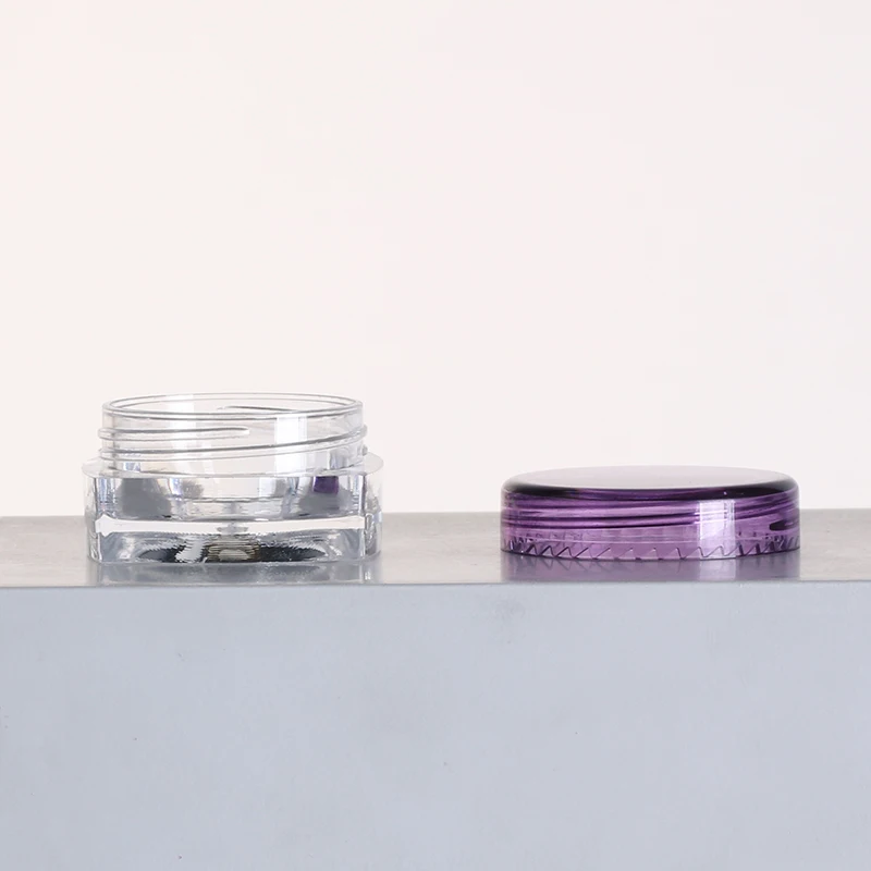 1g 2.5g 3g 5g 10g 15g mini cosmetic cream containers empty sample plastic small jars with lids