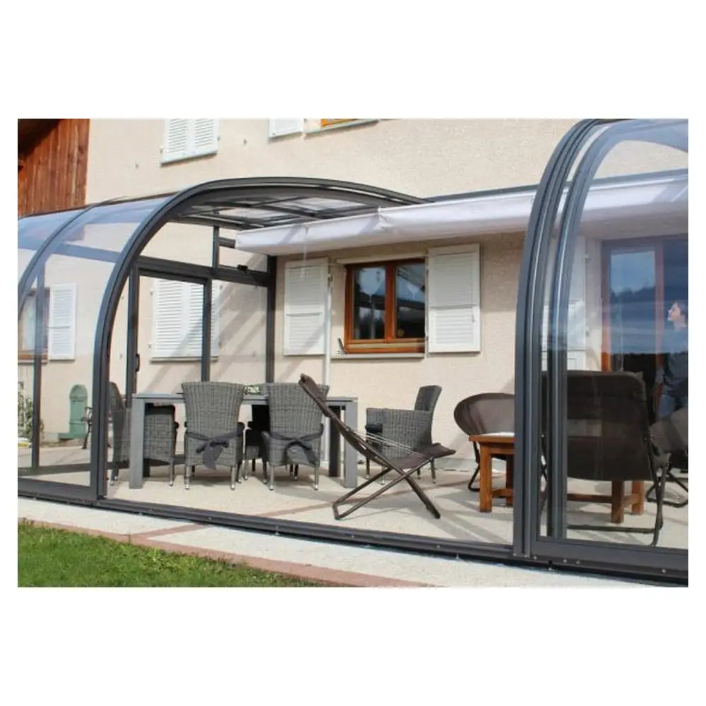 Prima Bi fold Sun Parlor Bifolding Solarium  Smooth Garden Room