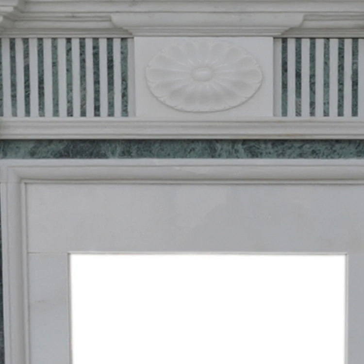 European line simple stone carving  Mantelpiece 27.5 frame fireplace frame