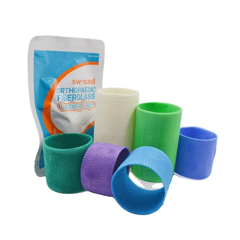 High Quality Good Effect Medical Bandage Fiberglass Orthopedic Casting Tape