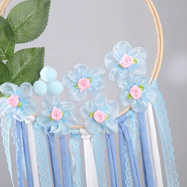 Factory New Design Handmade Dream catcher Light Cheap Price Dream Catcher For Bed Room Baby Room Decoration