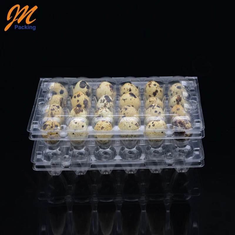 24 cells blister clamshell plastic material quail egg cartons