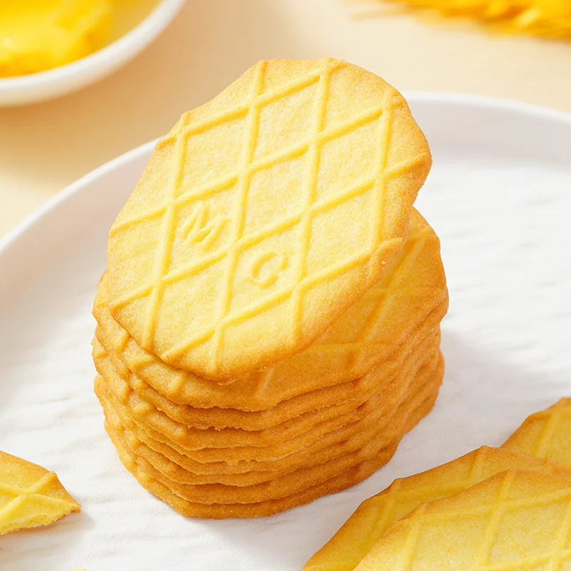 Wholesale Hot Selling Crispy Cracker Coffee Low Fat Sodium Cookies Snacks Cheesy And Full Of Waffles Biscuits