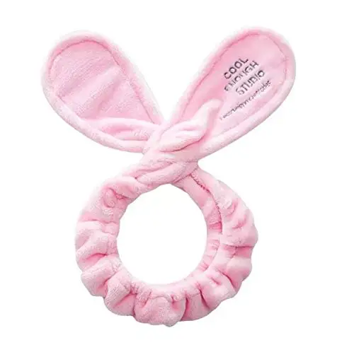 Custom Makeup Rabbit Ears Wash Face Hair Bands Skincare Hairband Towel Spa Headband for Women