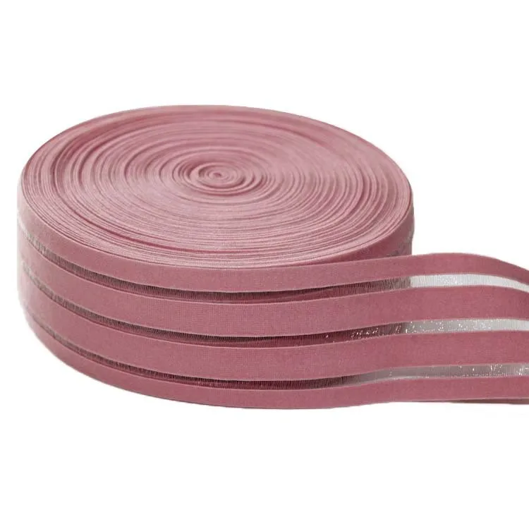 Ventilate Mesh Elastic Belt Transparent Stripe Rubber Band Nylon Breathable Elastic Fish Silk Elastic Webbing for Waistband