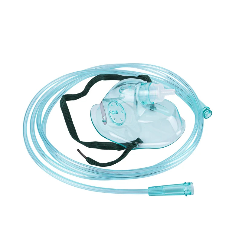 Single-Use Adult PVC Respiratory Mask Custom Medical Face Oxygen Mask Approved Class II 30g EOS Disinfecting Type