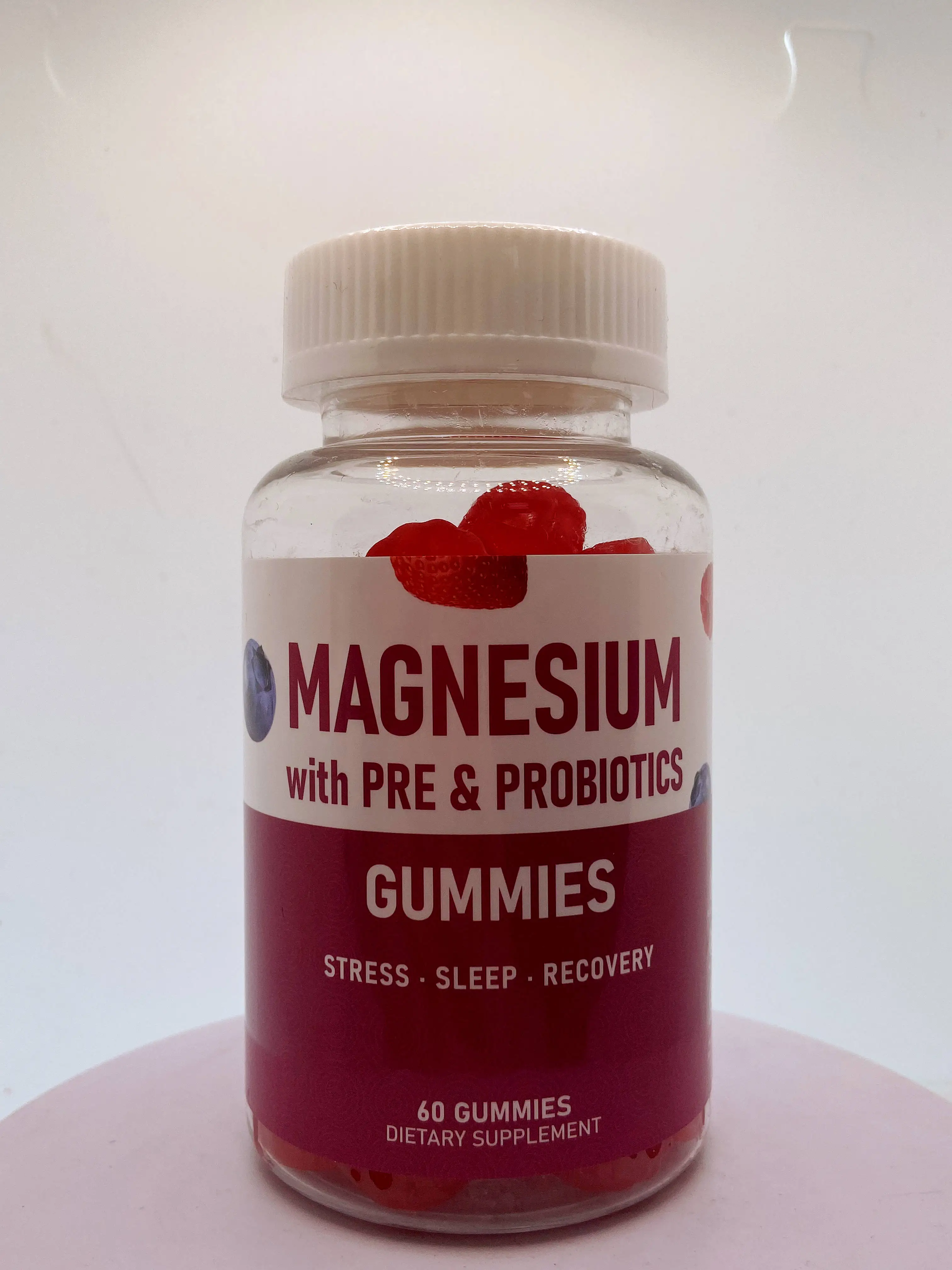 Premium Magnesium Citrate Supplement with Prebiotics & Probiotics for Stress, Sleep & Recovery 60 Chew
