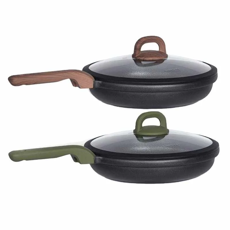 Carote Die Casting Pancake Fry Pan Cooking Pot Kitchenware Cookware 28cm Nonstick Sarten Frying Pan With Bakelite Handle