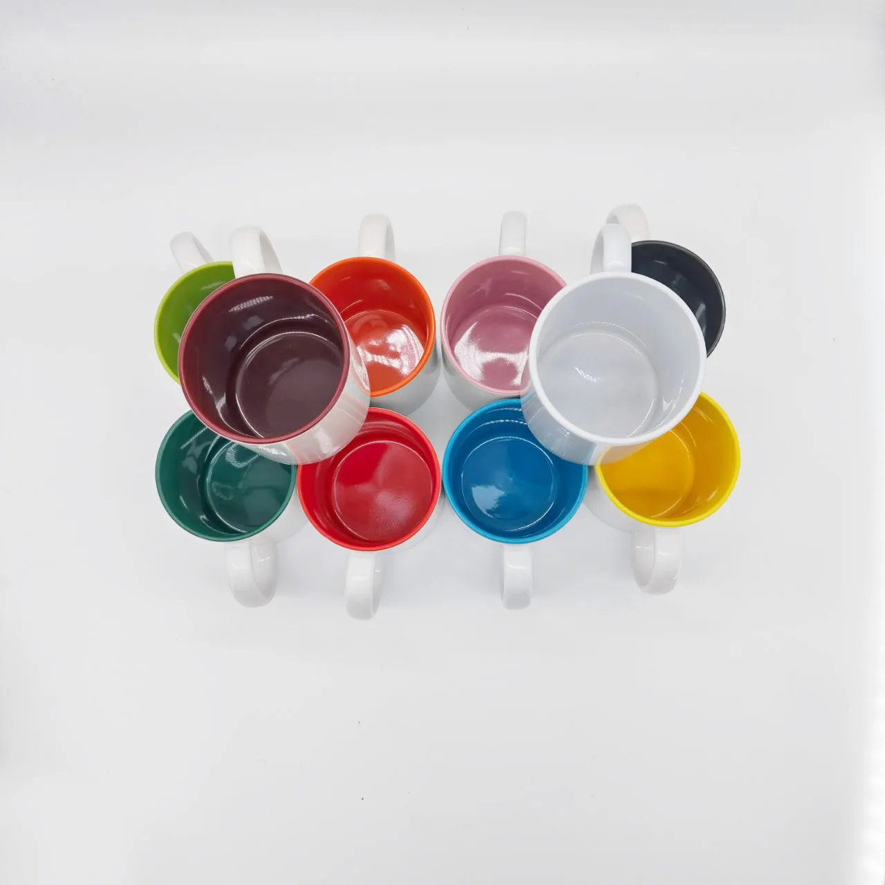 US Warehouse Reusable Personalized Logo Print White Earthenware sublimation Coffee Mug Travel Coffee Mug Custom Logo Printed