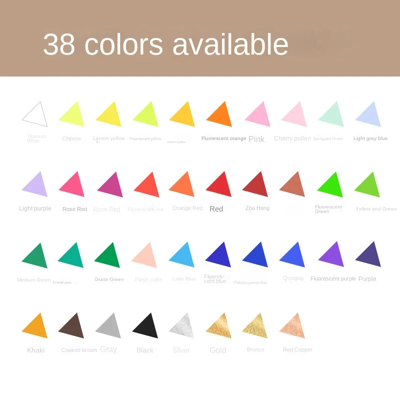 Fluid Painting Acrylic Paint 100ml Liquid Fluid Pigment 38 Colors DIY Fine Art Deco Painting Fluid Bear Pigment