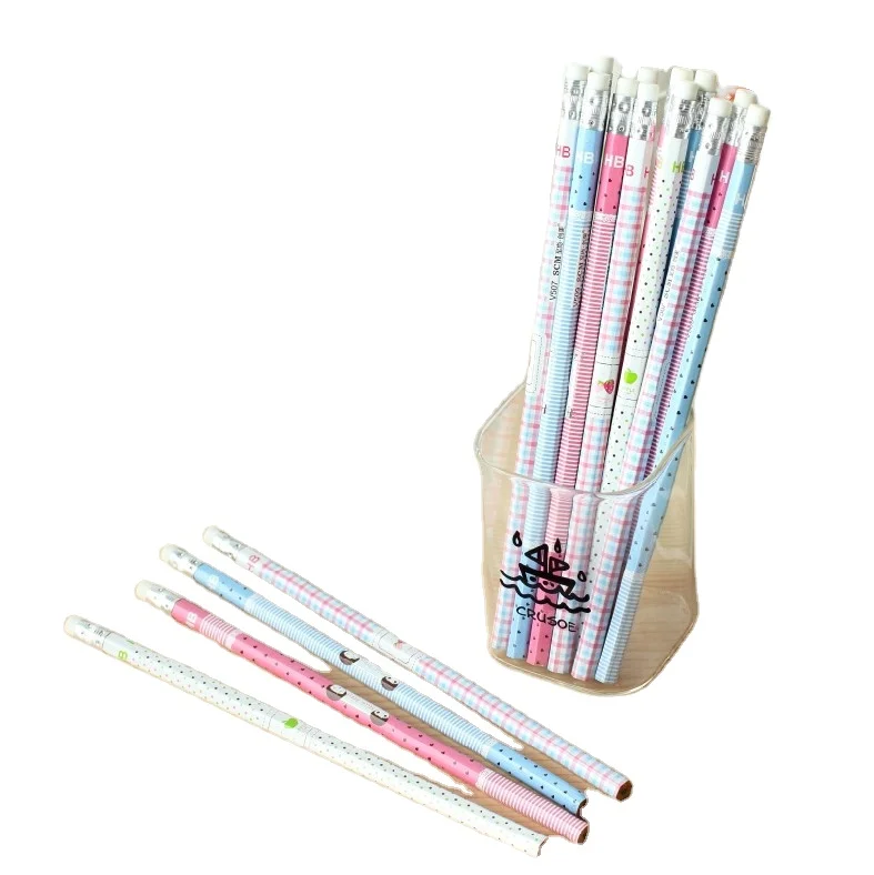China stationary cheap wholesale bulk  custom HB wood pencil