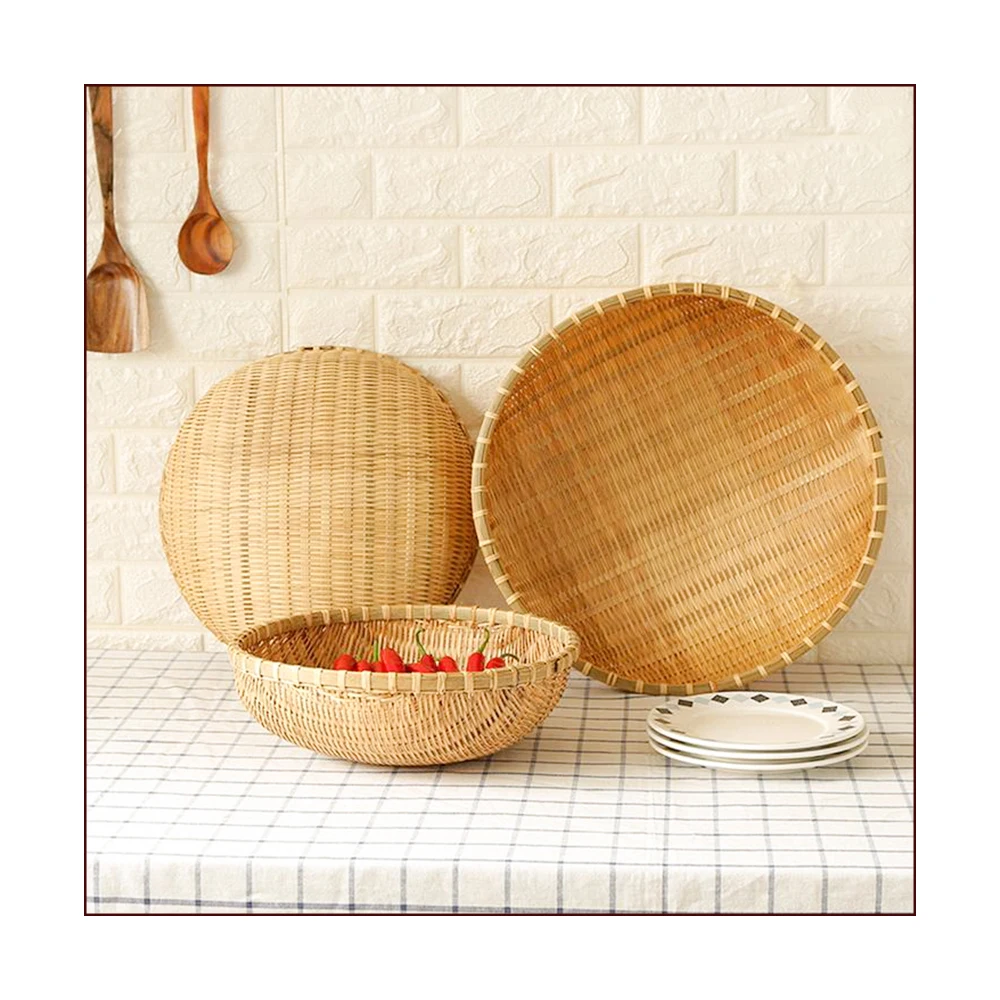 Professional Promotion Large Size Rattan Basket Storage Foldable Wicker storage basket