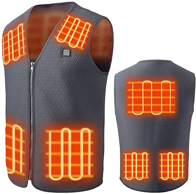 Heated Vest for Men Women, USB Heated Vest with 2 ControlsNo Battery Pack