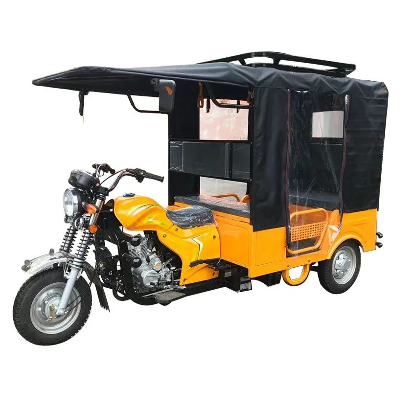 Hot sale 150/175/200CC wind cooled three wheel  motorcycle cargo motorized tricycle tuktuk cargo