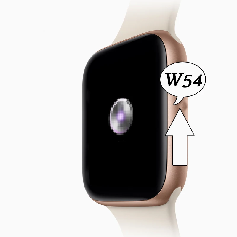2021 IWO8 Smartwatch 44mm strap Case BT Call Reminder w54 PK iwo9 10 series 4 For Apple IOS Android Phone IWO8 smart watch