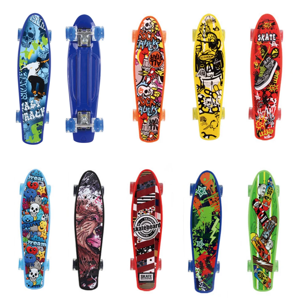 Hot sale 4 wheels plastic deck skateboard from a professional manufacturer