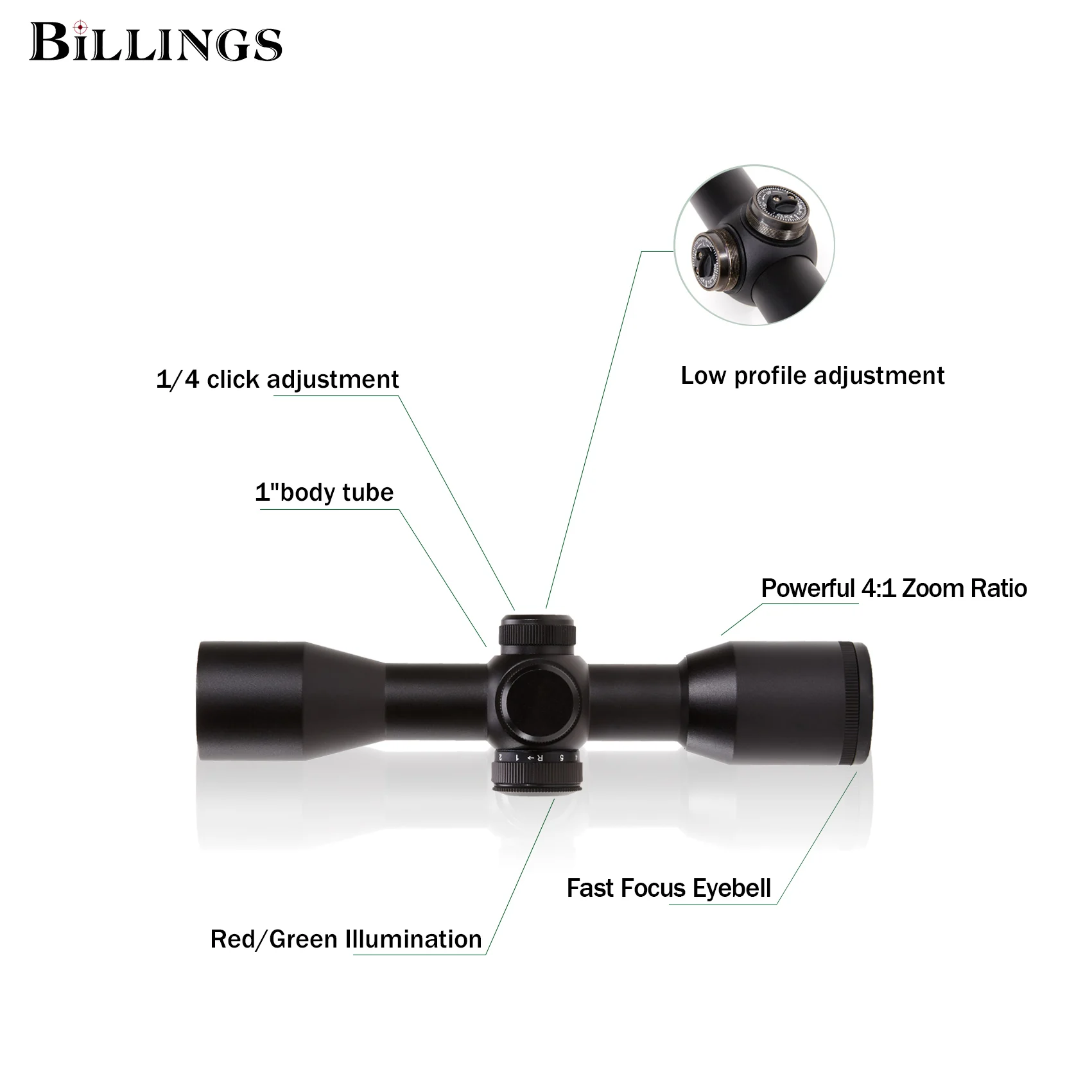 High quality HC 3X32 IR China Manufacturer tactical and shockproof hunting crossbow scope With Rings Scope Mount