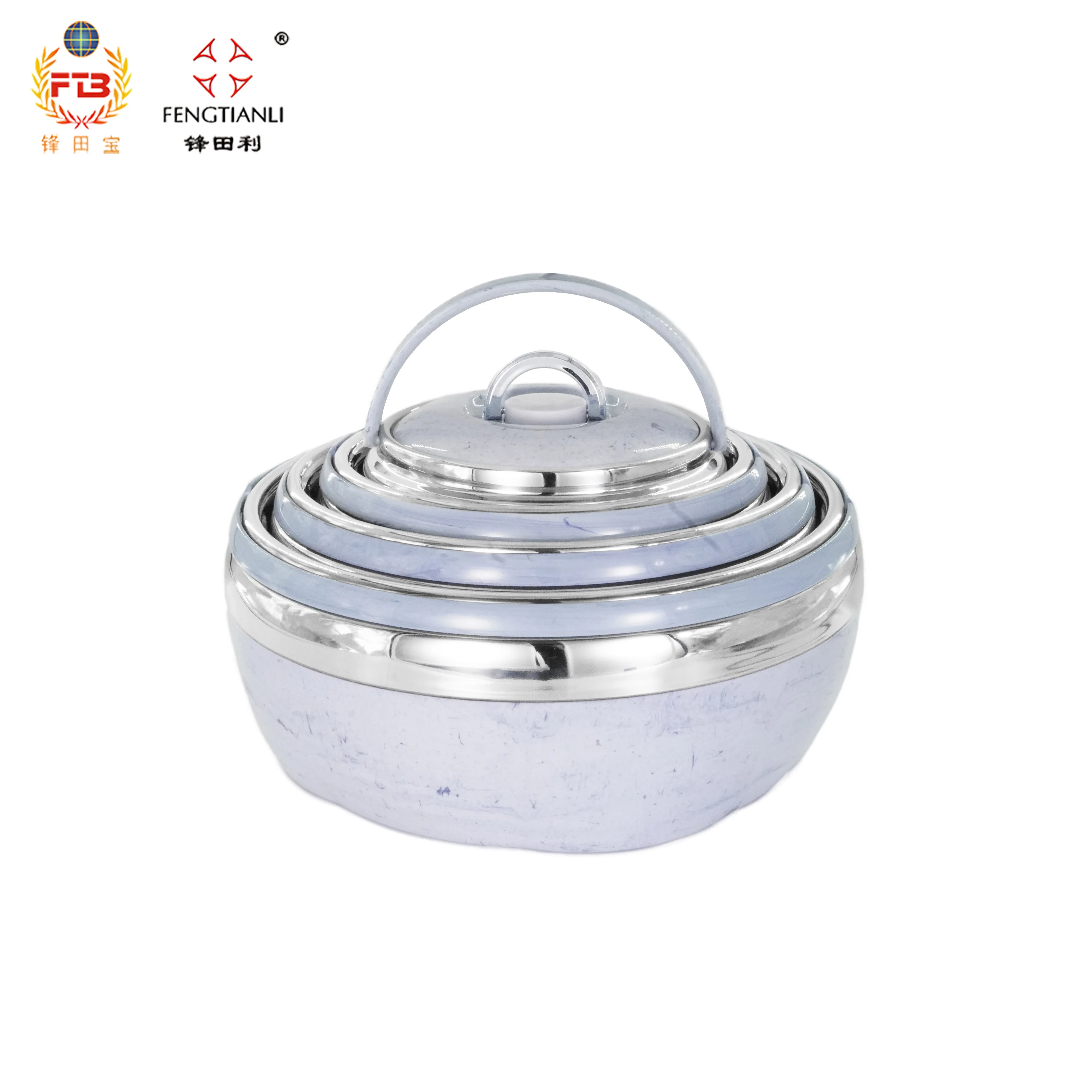 Fancy Tableware Food Serving Casserole Pot Stainless Steel Casserole Dish With Lid Set Of 4 Food Warmer Food Heated Pot