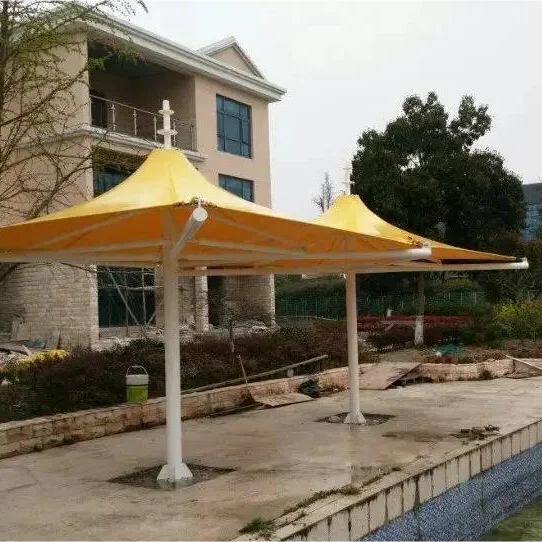 Современная высокопрочная Водонепроницаемая тканевая мембранная зонтик для использования на открытом воздухе в парке архитектурная мембрана