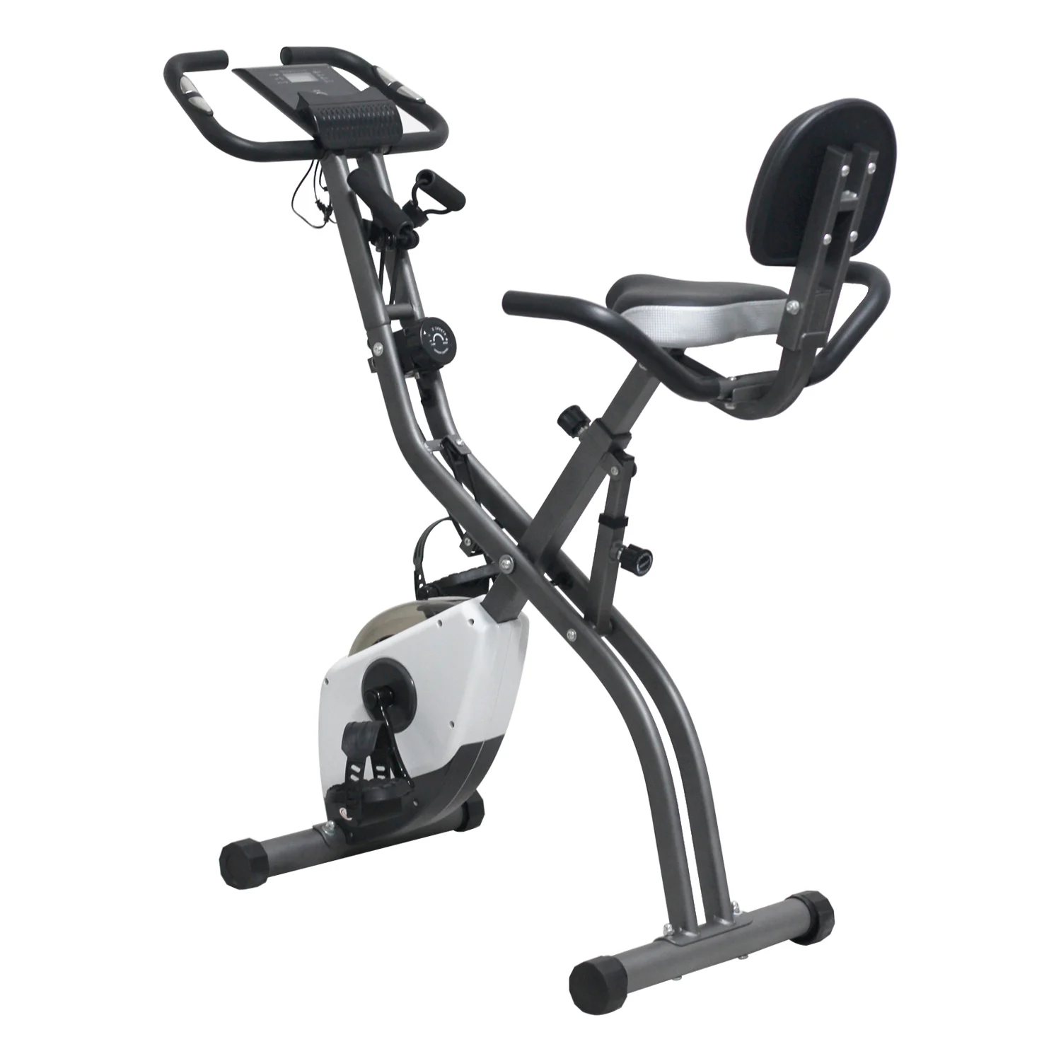 Hot Selling Experience X Shape Simulated Bike Ride Exercise Bike with Heart Rate Non-slip Bearing Heavy