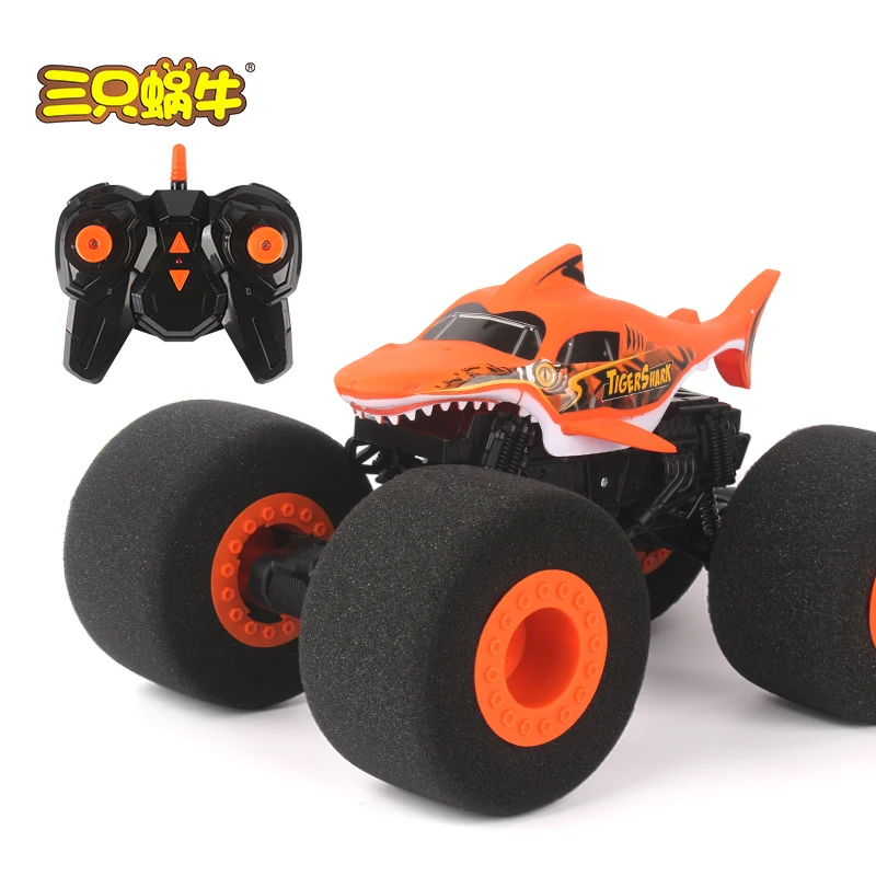 Cross-border rc sponge wheel big tire climbing drift stunt remote control charging radio control toys