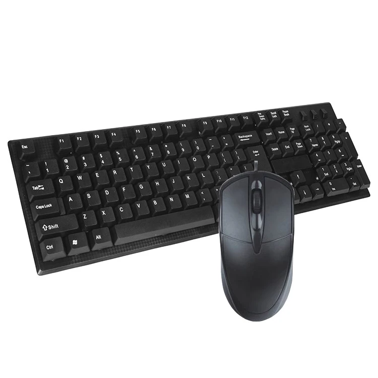 Office Table Computer PC Teclado E Y Mous Kit Wired Key Board Gamer Ergonomic Gaming Keyboard and Mouse Set Combos