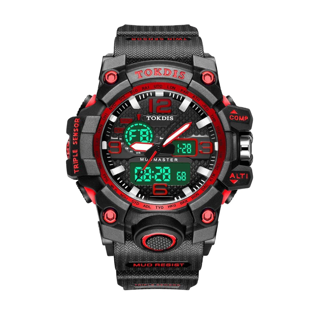 TOKDIS T-903  Luxury smart watch band 2022 calorie heart rate pedometer watches sports men digital Silicone