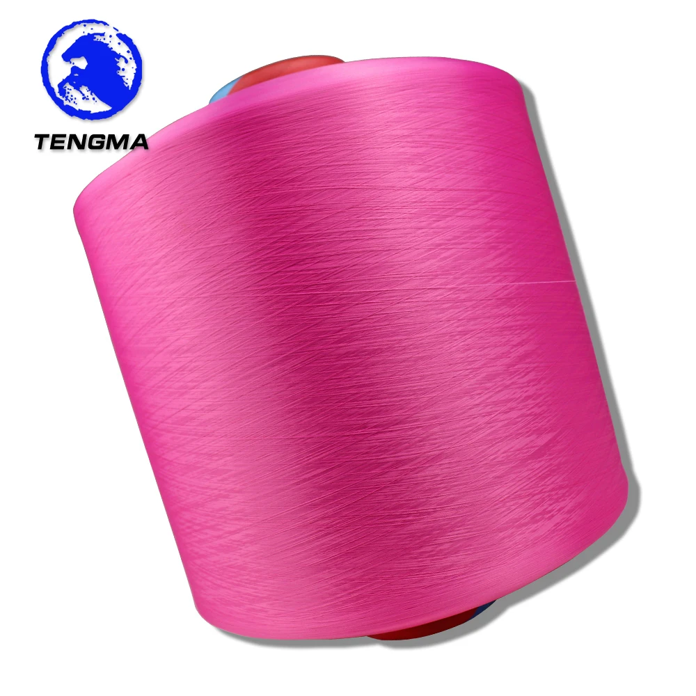 factory wholesale colored high tenacity 50D/48F polyester dty yarn