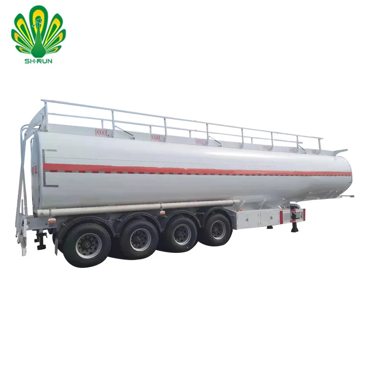 4 Axles 5 Compartment High Capacity oil tanker Fuel Tanks trailer