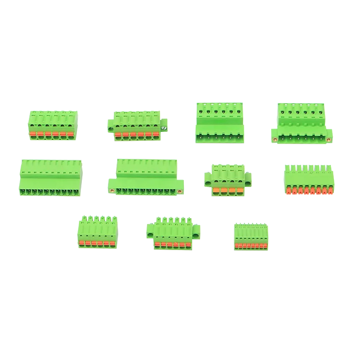 High Quality WANLINK  pitch 2.5mm PCB Front Pluggable spring terminal block connector