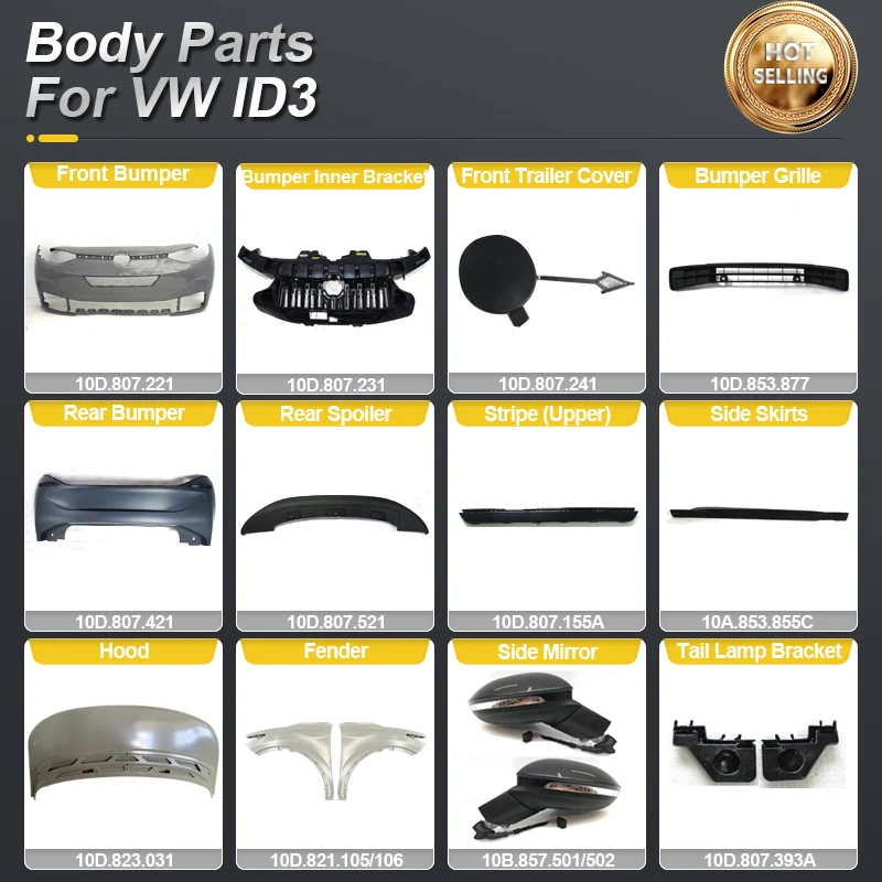 PERFECTRAIL 11D.807.287 Car Auto Body Parts Front Licence Plate For VW ID4X 11D 807 287