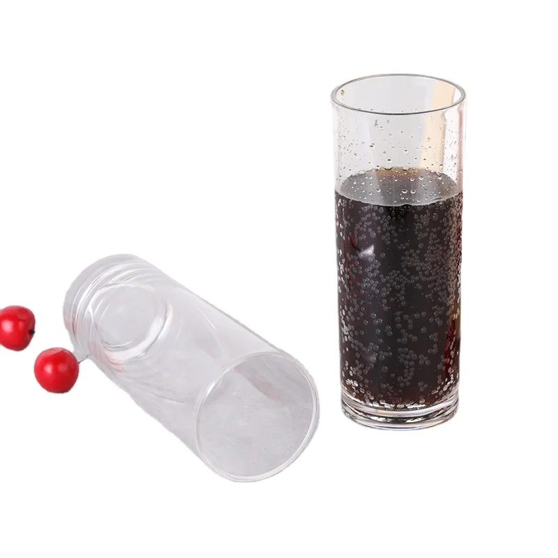 Wholesale Customer Logo Clear Dessert Coffee Water Juice Hard Reusable PP Plastic Drinking Cups