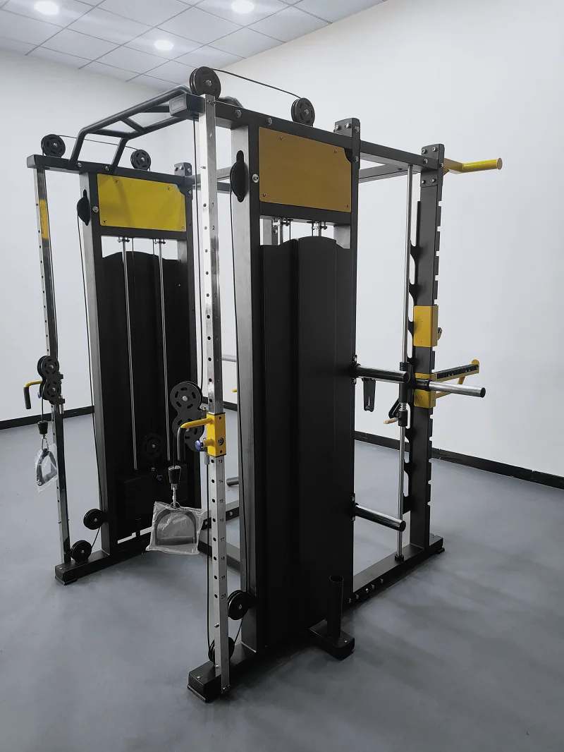 Commercial Fitness Equipment Multi Gym Equipment With Smith Machine And Cable Crossover