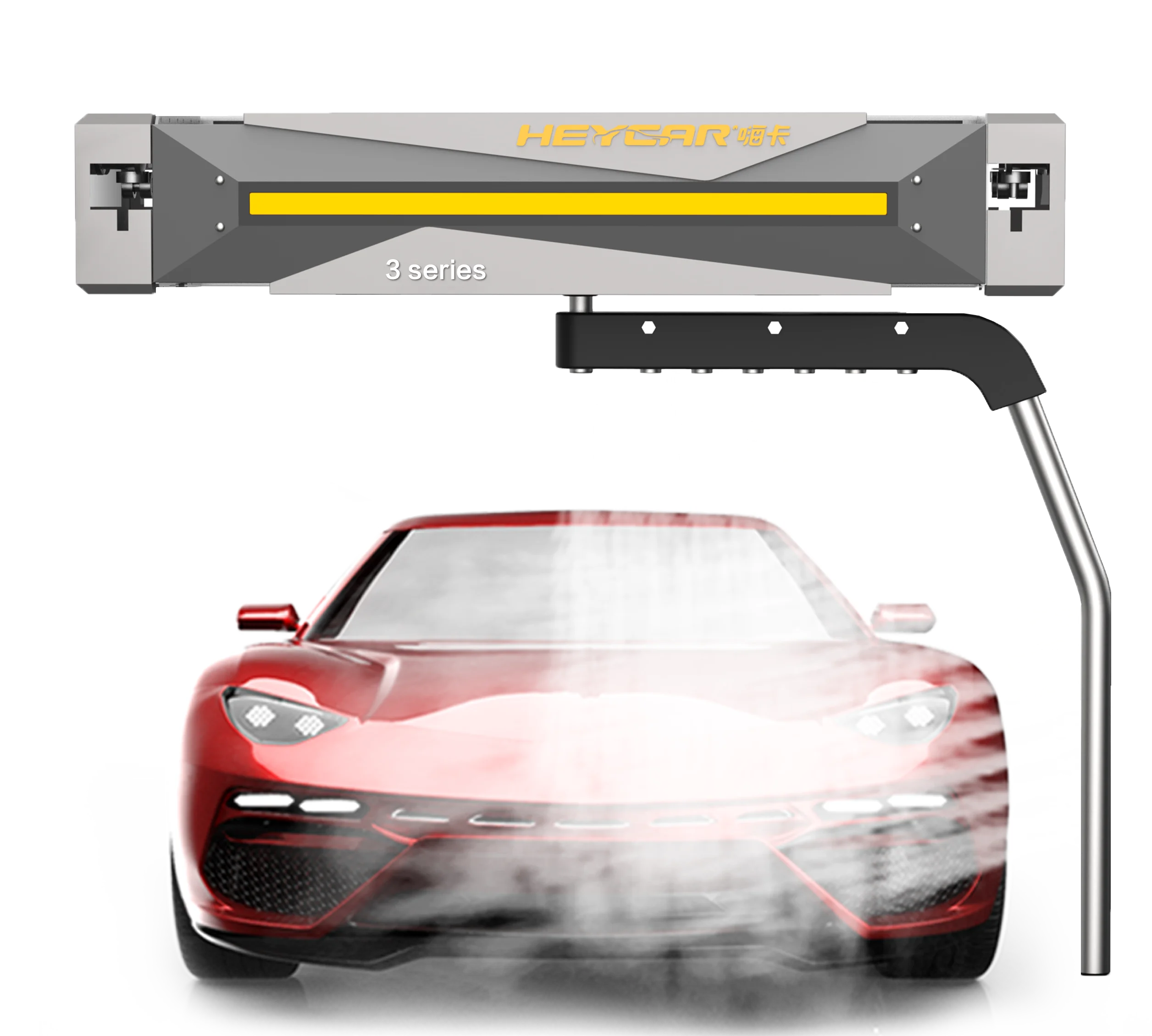 Heycar 360 carwasher touchless no brush automatic car washing machine with low price