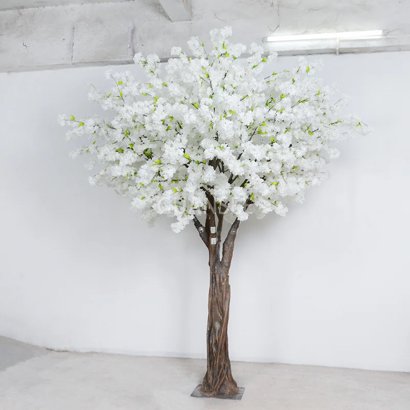 Свадебные центральные части украшения белые цветки вишни искусственные цветы искусственное дерево цветение