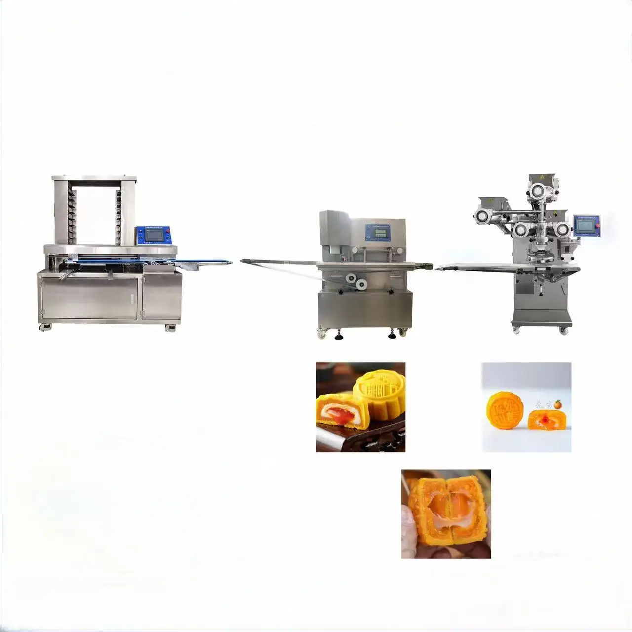 2024 Automatic equipment production line press mooncake moon cake maamoul making machine