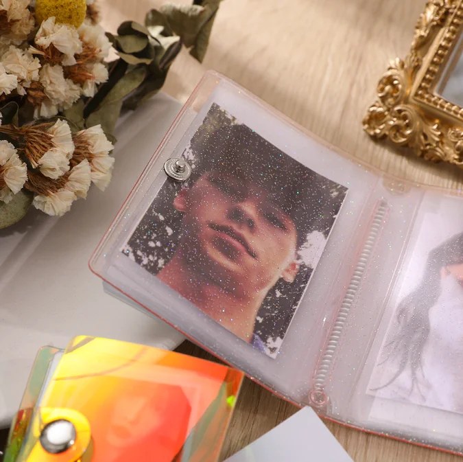 Lerp&16 Pockets use for 1/2 inch foto album mini photo album keychain