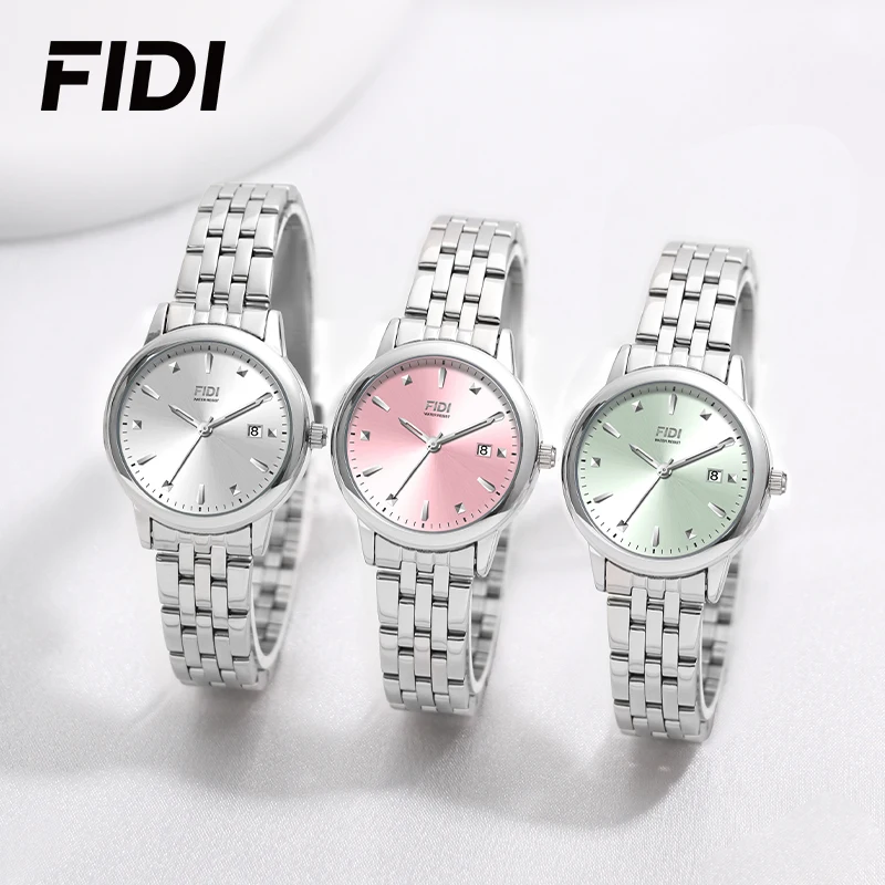FIDI Fashion Quartz Wristwatches Casual Sport Military Luminous Watch For Women Luxury Waterproof Watch Ladies Relogio Feminino