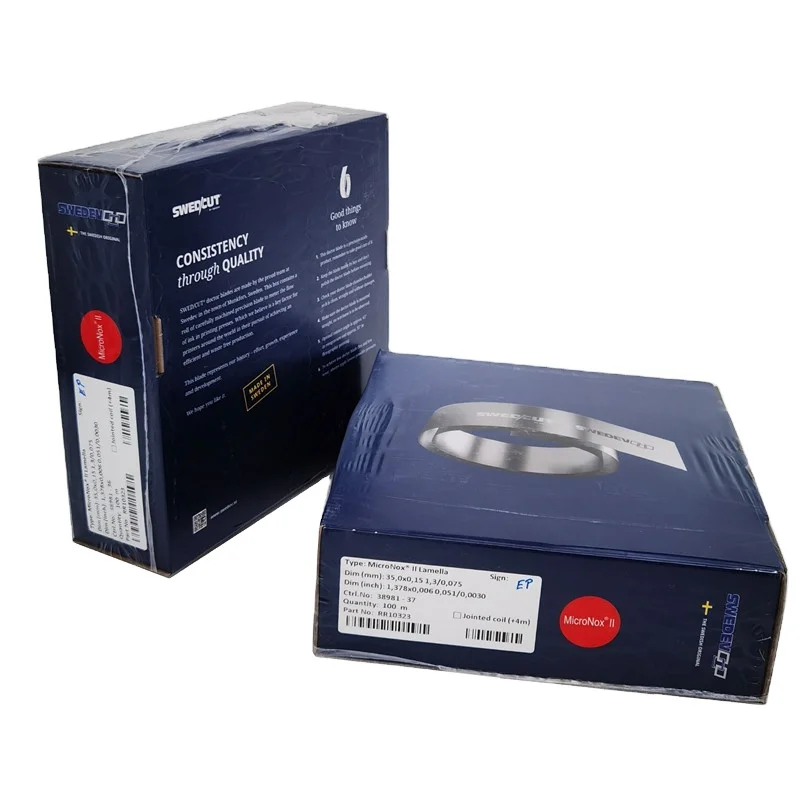 SWEDCUT из нержавеющей стали лезвие для доктора MicroNox L @ Lamella 35*0 15 мм/w35x0 2 мм X 100 м